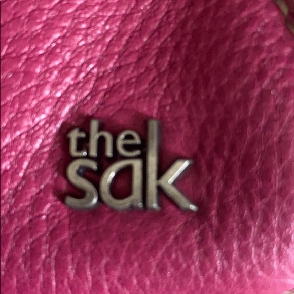 The sak pink 100% leather handbag purse - Picture 2 of 7